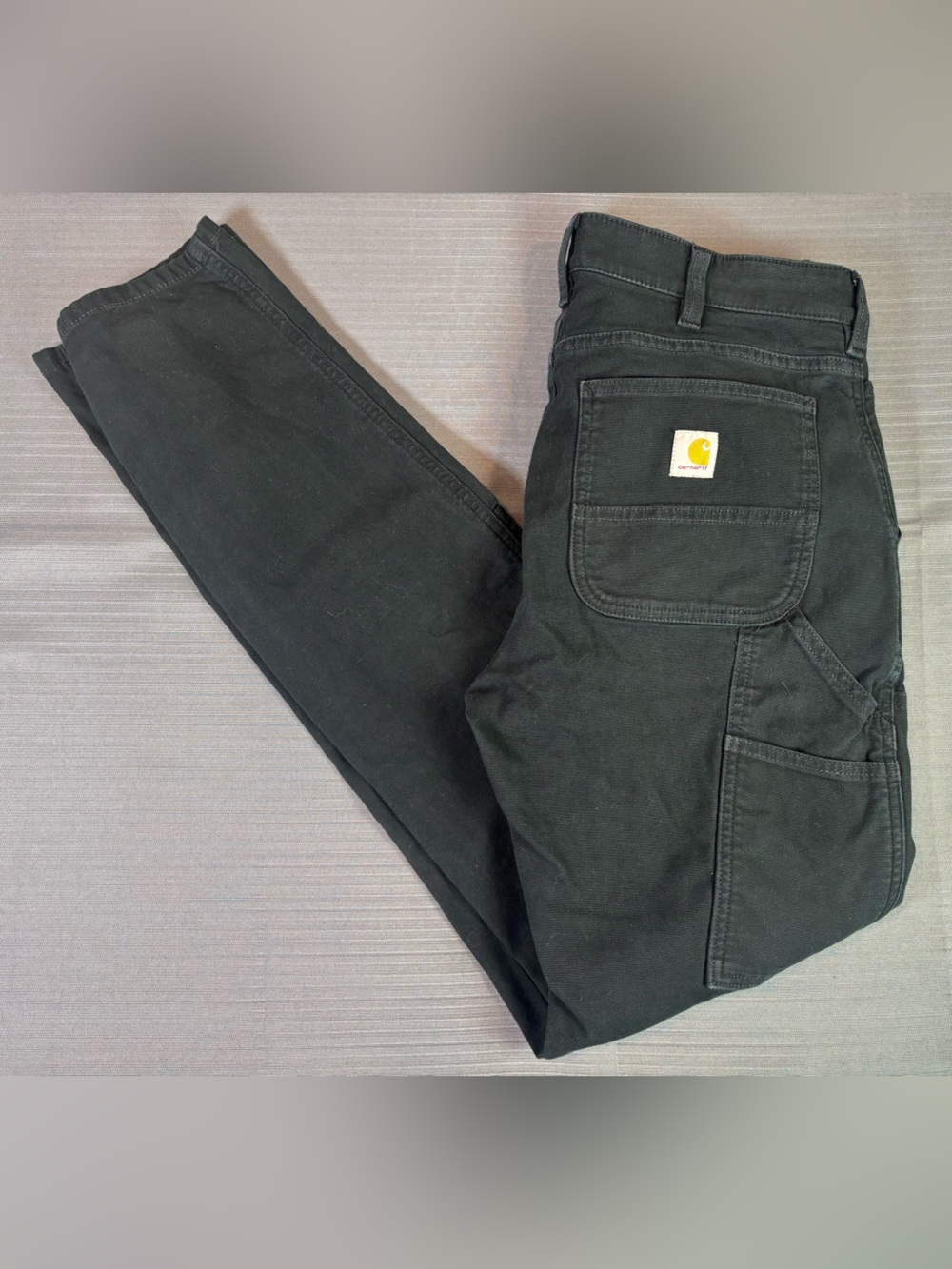 Carhartt Rugged Flex Relaxed Fit Double Front Work Pants Women’s 6 Tall Black